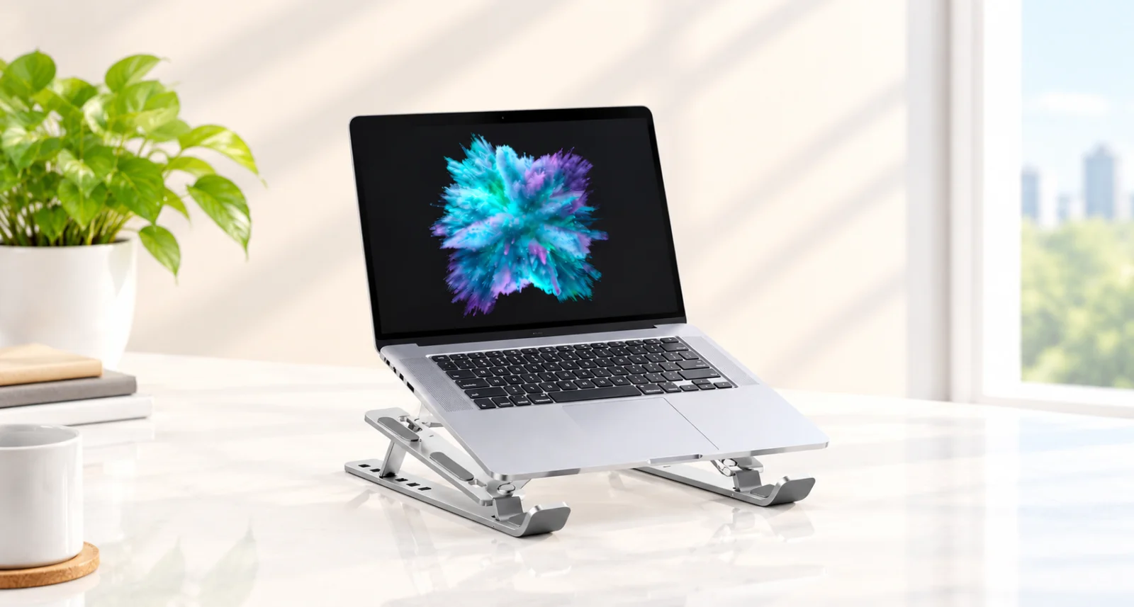 Adjustable Aluminum Laptop Stand